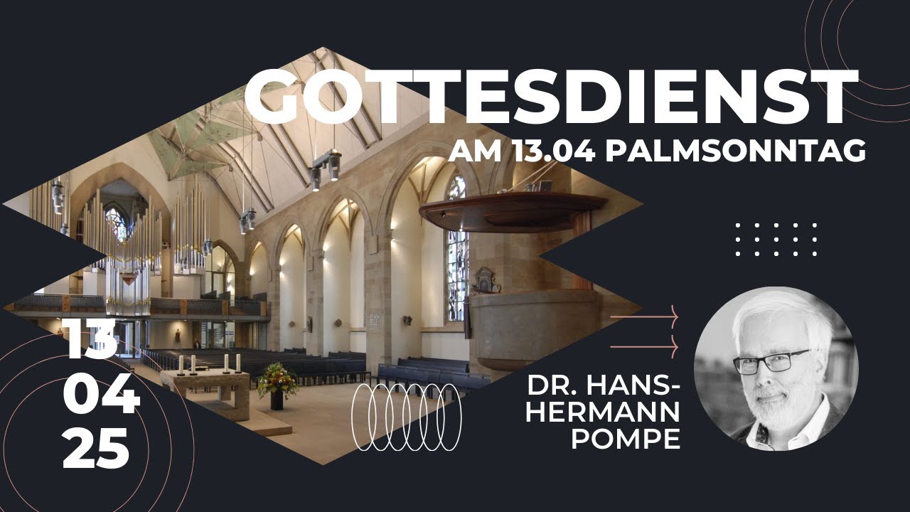 Gottesdienst am 13.04 Palmsonntag - YouTube