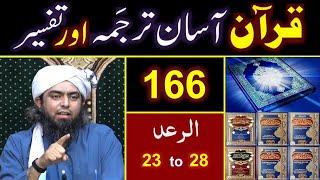166-Qur'an Class : Surat Ar-Ra'ad (Ayat No. 23 to 28) ki TAFSEER By Engineer Muhammad Ali Mirza