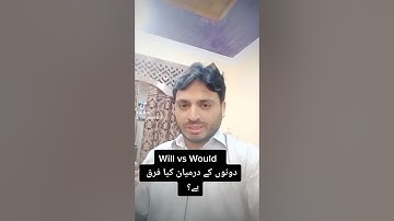 Will v/s Would .... By Syed Ali Raza Kazmi