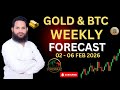 GOLD & BTC Weekly Forecast in Hindi/Urdu | 02 _ 06 FEB 2026 Analysis | FOREX RAAZ