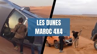 Maroc 4x4 ❌ Les dunes. ATTENTION DANGER ! Apprentissage  du pilotage.