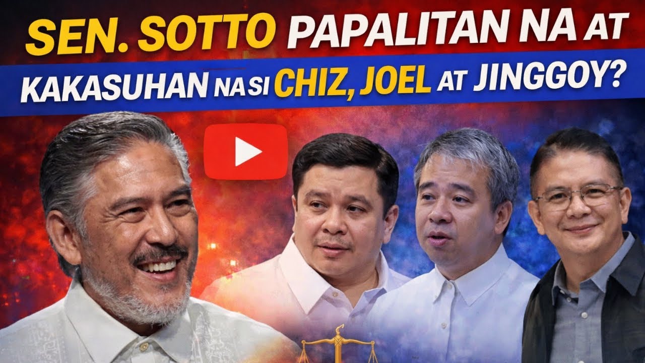 SEN. SOTTO PAPALITAN NA AT KAKASUHAN NA SI CHIZ, JOEL AT JINGGOY DAHIL SA FLOOD CONTROL PROJECTS