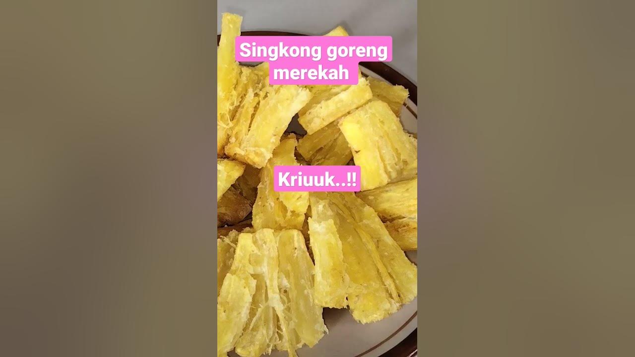 Resep singkong goreng merekah #shortsvideo