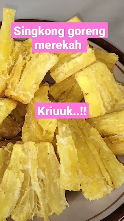 Resep singkong goreng merekah #shortsvideo