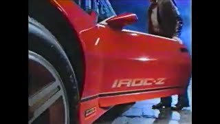 1986 Chevrolet Camaro IROC Z commercial