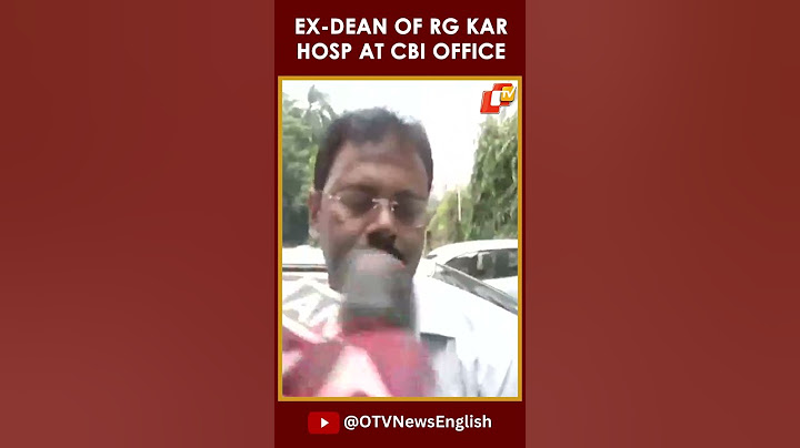 Kolkata Murder: Ex-Dean Of RG Kar Medical College Sandip Ghosh At CBI Office For Questioning