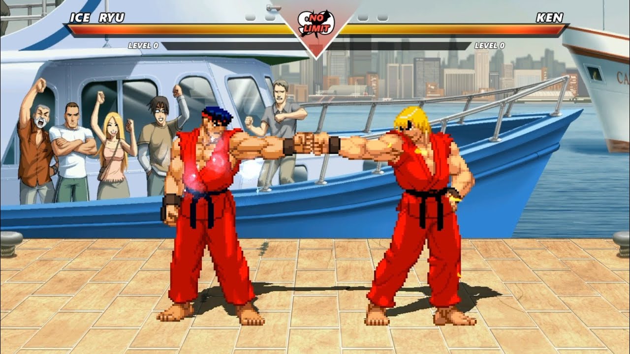 ICE RYU vs FIRE KEN - High Level Insane Fight! - YouTube