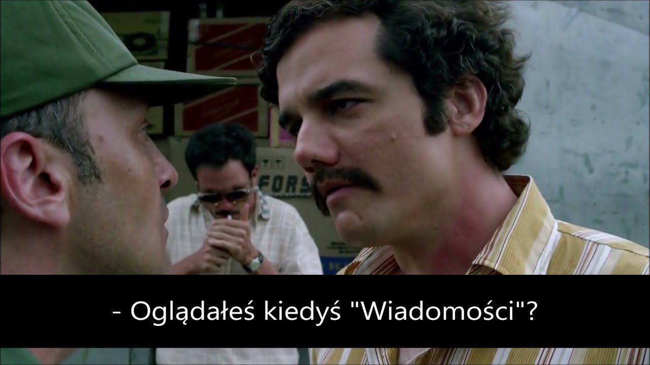 PABLO ESCOBAR JEDZIE KUPIĆ TVN
