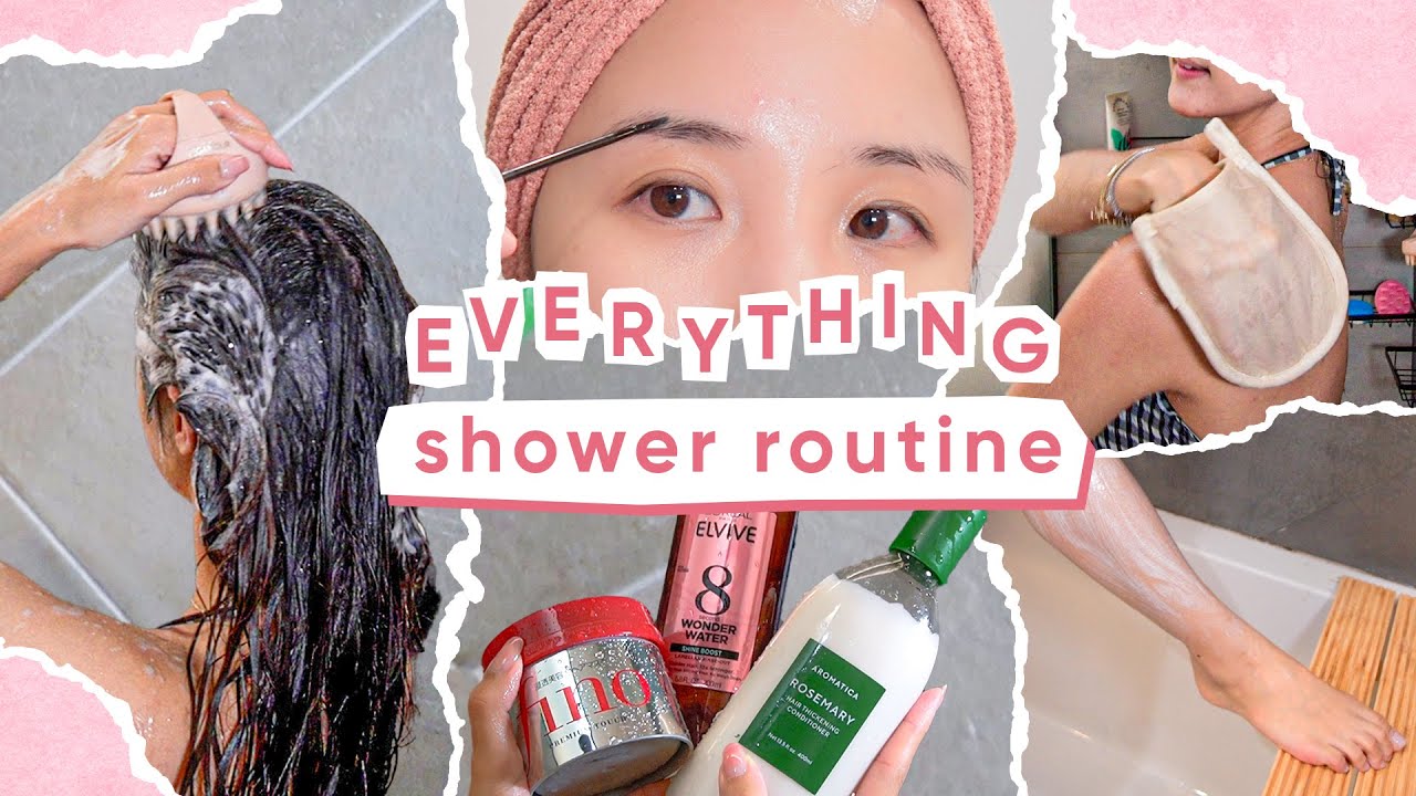 🚿 The Ultimate Shower Routine: Everything Hair Care Body Care! in