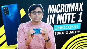 Micromax IN Note 1 Unboxing - Specs, Touch Issues, Build Quality Problem