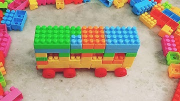 Satisfying DIY BUS /ASMR Building Blocks/ block game /Lego block #asmr#asmrsounds#buildingblocks