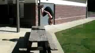 Arik - Nice frontflip off bench