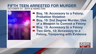 Fifth teen arrested in connection to Omaha murder
