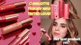 Charlotte Tilbury NEW TINTED LOVE lip and cheek tint | swatches