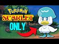 🔴Beating Pokemon Scarlet With ONLY Quaxly LIVE