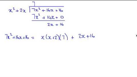 A Level Pure Maths - Polynomial Long Division OCR C4 June 2015 q10ii