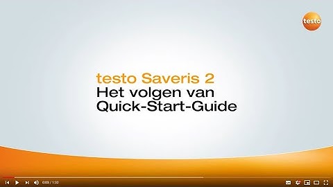 Testo Saveris2 Quick Start Guide