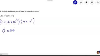 Quiz Study Guide Answer Key: Exponents, Roots, & Scientific Notation