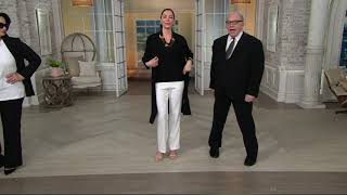 Linea by Louis Dell'Olio Boot Leg Pants on QVC