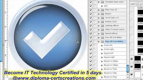 how to create 3D icons Photoshop Pt2.wmv