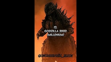 top 16 strongest version of Godzilla #Godzilla #suscribe #monsterverse #shorts #top16