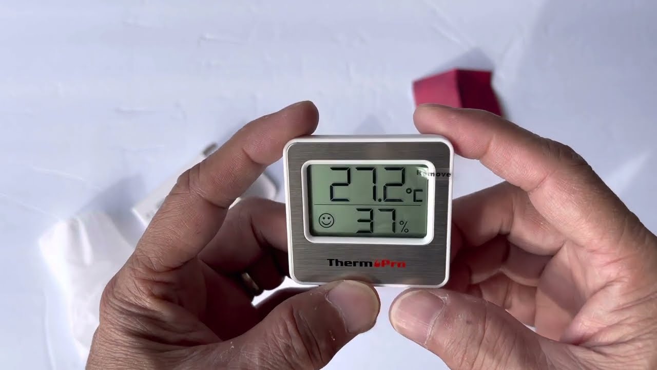 ThermoPro TP-359 Bluetooth Wireless Thermometer Hygrometer and Humidity  Monitor Setup Video 