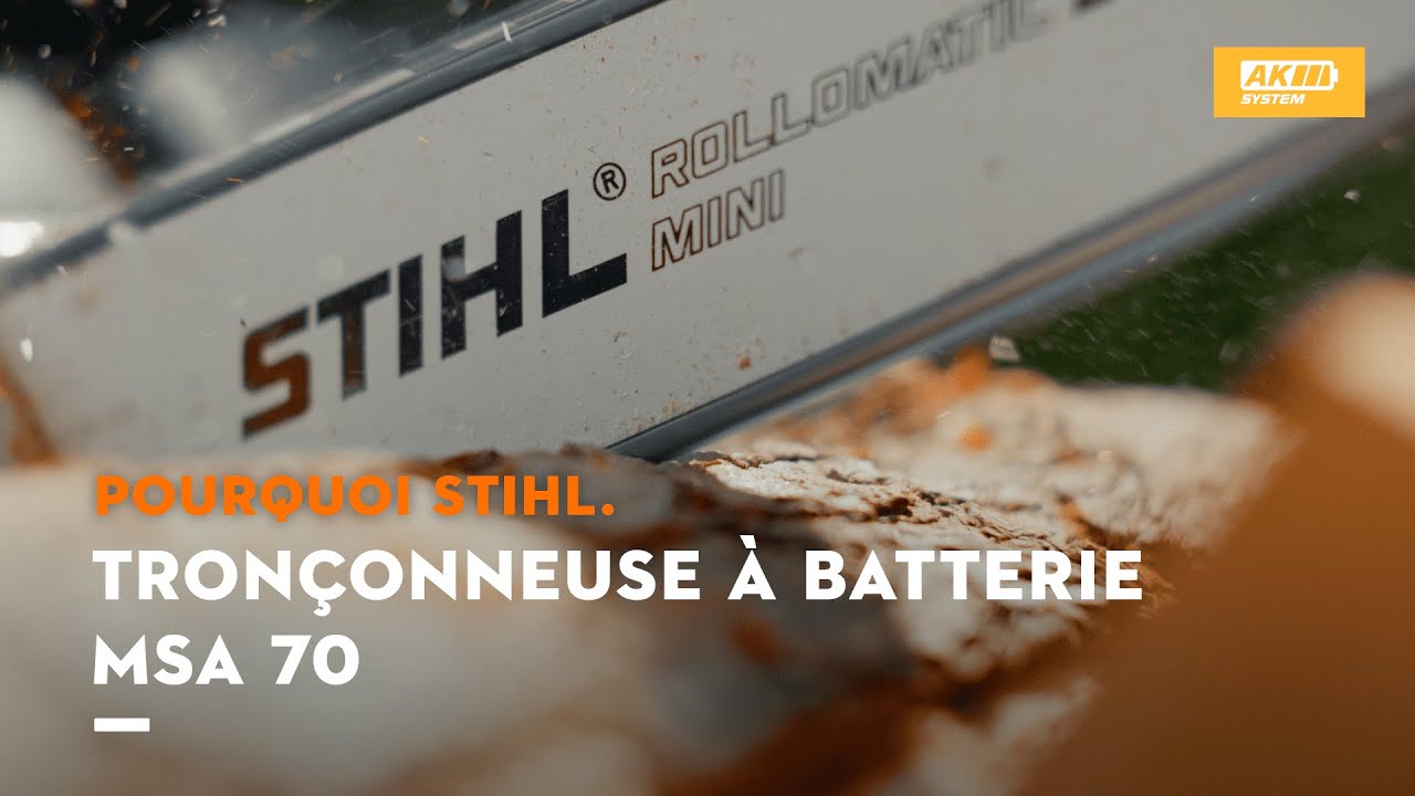 PACK - Trononneuse batterie - STIHL MSA 70 C-B + batterie et charge PACK - Trononneuse batterie - STIHL MSA 70 C-B + batterie et charge