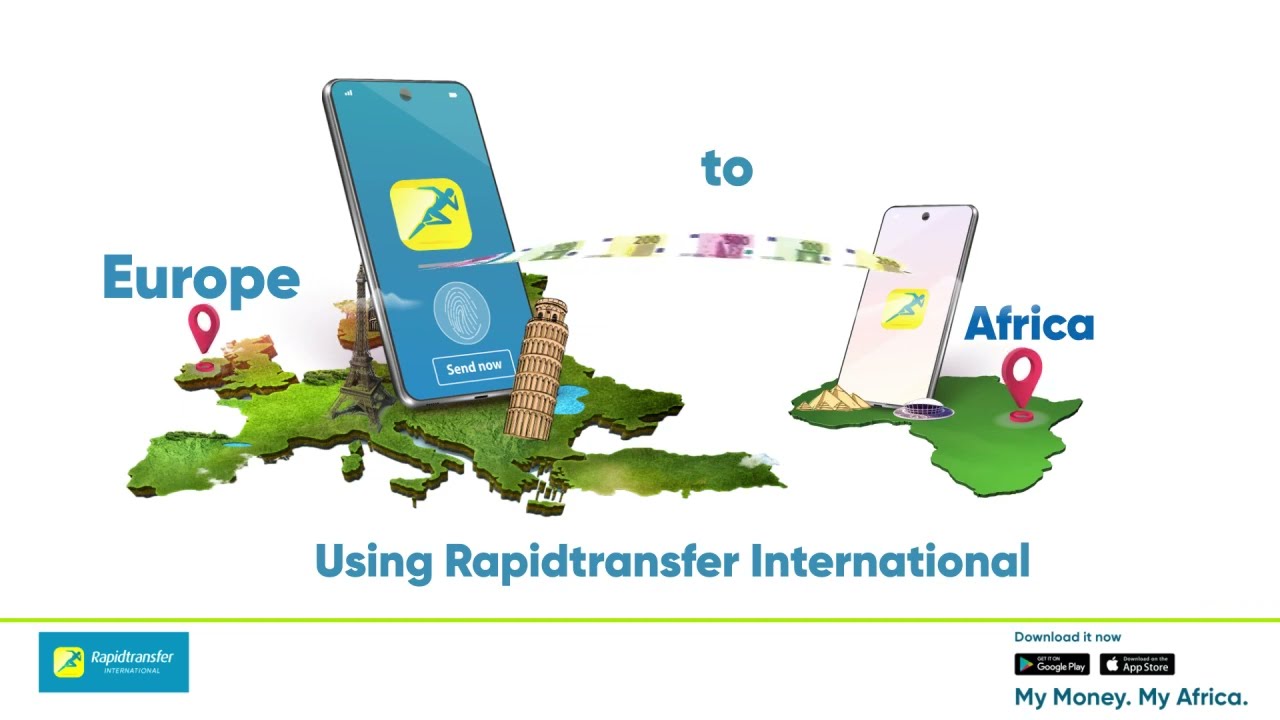 Send money from Europe to Africa instantly using Rapidtransfer International (RTI)