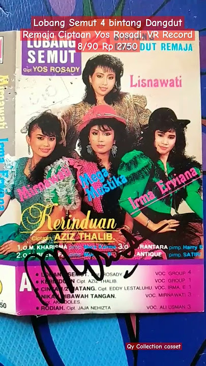 LOBANG SEMUT 4 BINTANG DANGDUT REMAJA #dangdutlawas #bedahkaset #mirnawati