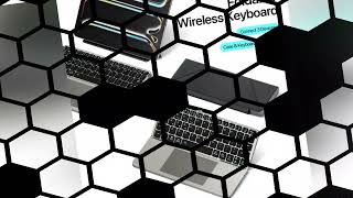 DUX DUCIS Foldable Bluetooth 5.0 Keyboard with Touchpad &amp; Phone Holder For Phones Tablets PC iOS And