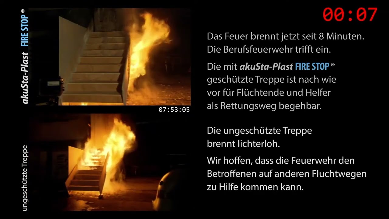 KhaiEL FlamEL Akusta FireTest WoodenStaircaseTempRecording