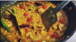 Cholar dal with coconut,raisins,cashew~নারকেল,কাজু,কিসমিস দিয়ে ছোলার ডাল~ Bengali daal recipes