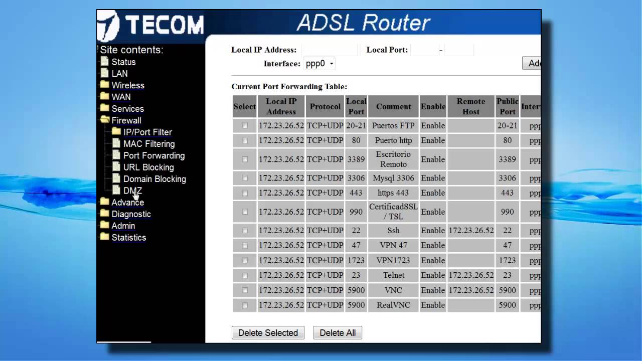 VNC. UT5. Hacer NAT o Port Fowarding en el router YouTube