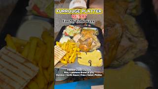 Enjoy 10% Off On Furrouge Platter At Turboush Shawarma Btk #shawarmas #bahriatownkarachi #btkupdates