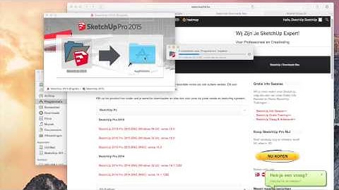 SketchUp 2015 Mac Installatie