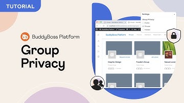 How to setup your Group Privacy options?