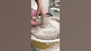 Pottery wheel throwing tools #pottery #potteryvideo #arttutorial #potterywheel