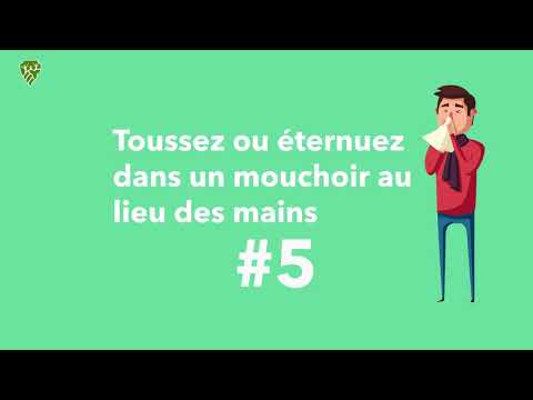 Conseil de vie saine : Toussez et éternuez dans un mouchoir