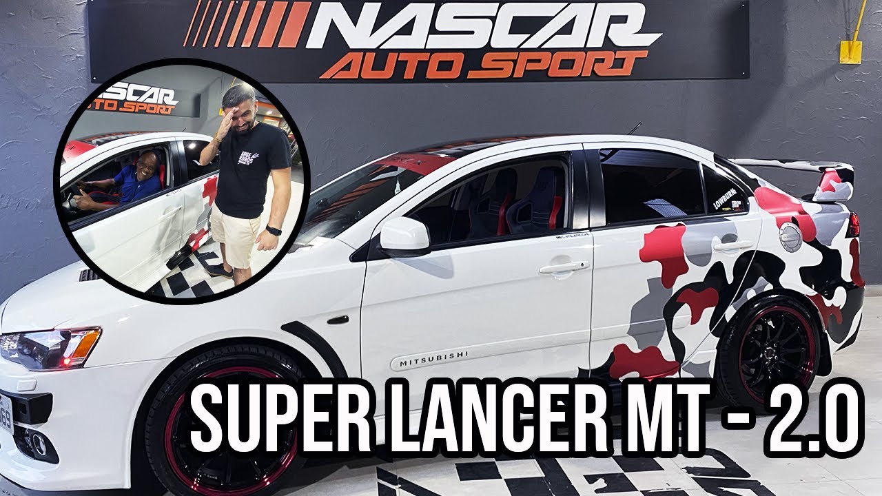 ENVELOPAMENTO CAMUFLADO!!😱 MITSUBISHI LANCER 🔥🔥 MANUAL 2.0  DO @lancercamo!!
