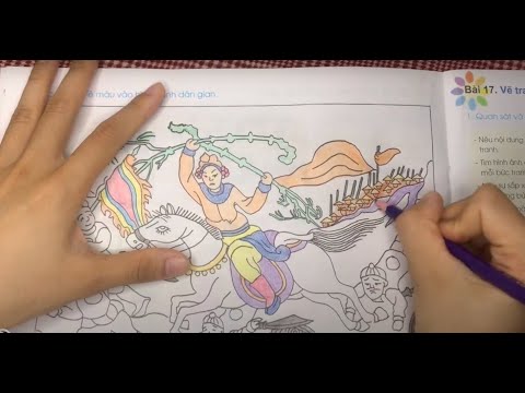 Lớp 3 - Tuần 3 - Môn: Mĩ thuật - Tiết 3: Vẽ màu vào tranh dân gian