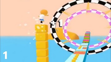 Cube Surfer - Android Gameplay Walkthrough Part 1 - Levels 1-10