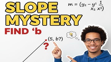 Functie is een lijnhelling, er zijn twee punten gegeven met één coördinaat onbekend, we moeten b ...