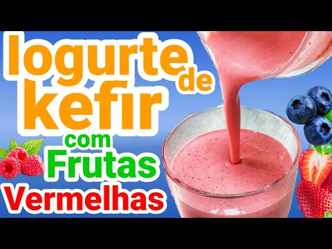 Vídeo: DIY comer - bebida de framboesa-morango Kefir