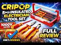 🎥 CRIPOP 5PC Insulated Electrician Tool Set ⚡ Full Review &amp; Safety Demo | 1000V VDE Certified Tools