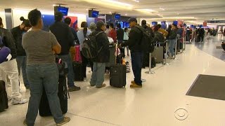 Weather and full flights cause headaches for holiday travelers