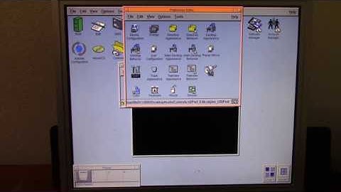 SCO OpenServer 5.0.7 - Panorama (xdt3) Desktop Tour