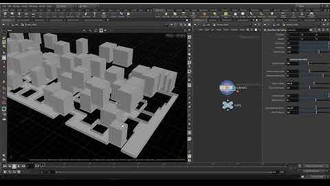 Maze and a basic city generator using Houdini