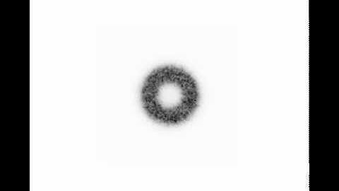 Simulated Donut Image - Cumulative Over Exposure Time