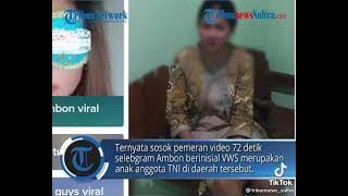 VIRAL VIDEO 72 DETIK 'ES BATU' TERNYATA ANAK SEORANG TNI | AMBON