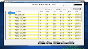 Sistema de Facturación en Visual Basic 2010.